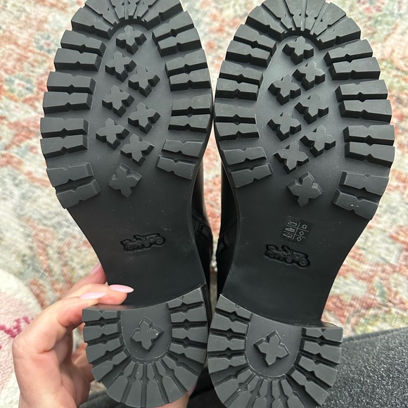 Coach Hana Tea Rose Lug Sole Boot - Picture 10 of 12